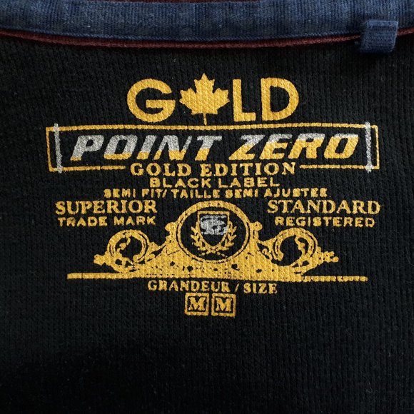 Point Zero Gold Edition Black Quarter-zip Sweater - Picture 14 of 15